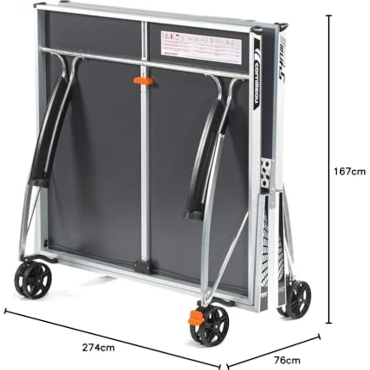 Cornilleau PRO 540M, Outdoor Tischtennisplatte mit robustem Metallnetz für öffentliche Einrichtungen – Bild 5