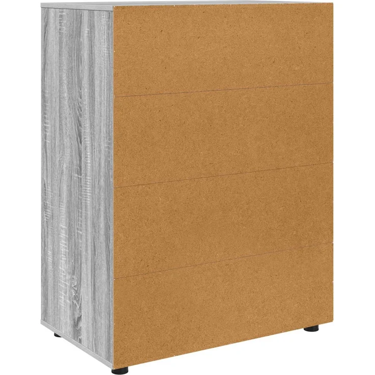 vidaXL Stauraumschränke 80 x 48 x 105 cm Holzwerkstoff Sonoma-Grau 3406231 – Bild 10