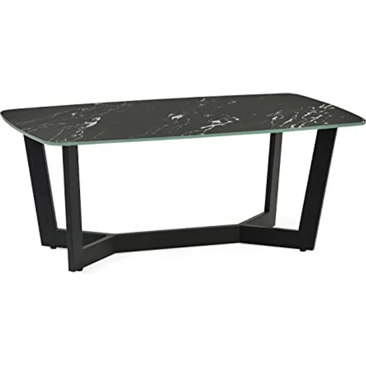 Julian Bowen Olympus Couchtisch, schwarze Marmoroptik