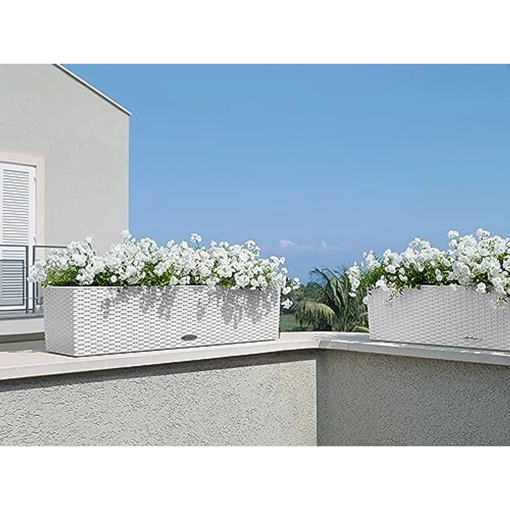 Lechuza Balkonkasten BALCONERA Cottage 80 cm, weiß – Bild 7