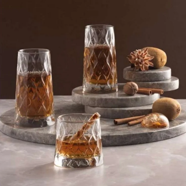 Pasabahce Leafy 4 teiliges Gläser-Set 450 ml - elegant & robust