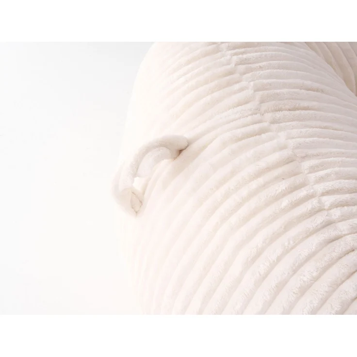 Sofa-Sitzsack in Beige aus Cord, mit weicher Schaumstofffüllung, formstabil und gemütlich für Wohn- und Lesezimmer,61*116*110 cm – Bild 10