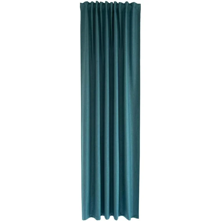 Homing Schlaufenschal 140x245 Vorhang Wohnzimmer Schlafzimmer blickdicht petrol – Bild 1
