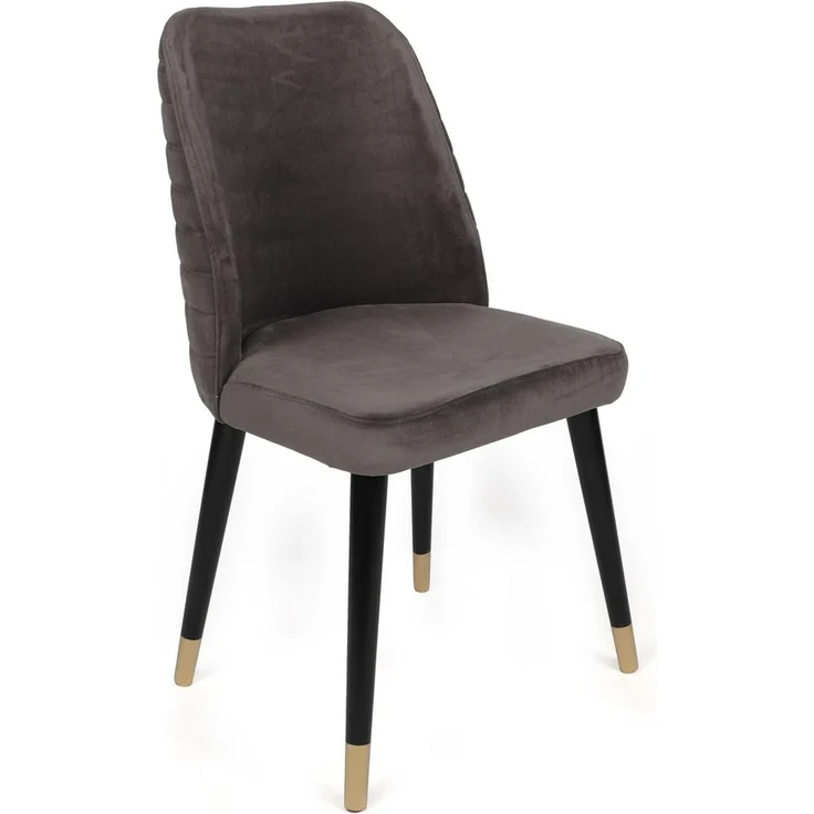 Skye Decor 'Hugo-361 V4' Stuhlset (4-teilig), Anthrazit / Schwarz, 50 x 90 x 49 cm – Bild 4