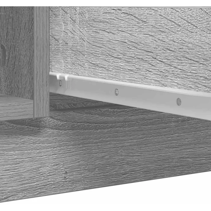 vidaXL Sideboard mit Schubladen Grau Sonoma 100,5x35x98,5 cm 3328458 – Bild 10