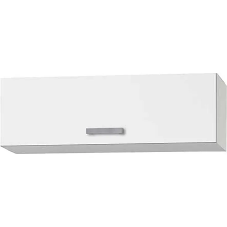 Klappen-Oberschrank Optimal / Opti-Kult, Holzwerkstoff, Kunststoff, Weiß, 100 x 35 x 35 cm