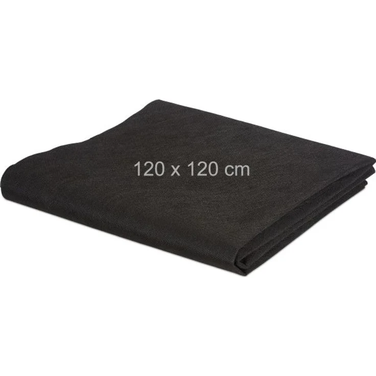 Relaxdays Sandkasten mit Dach, Tannenholz natur / rot, 117 x 117 x 117 cm – Bild 5
