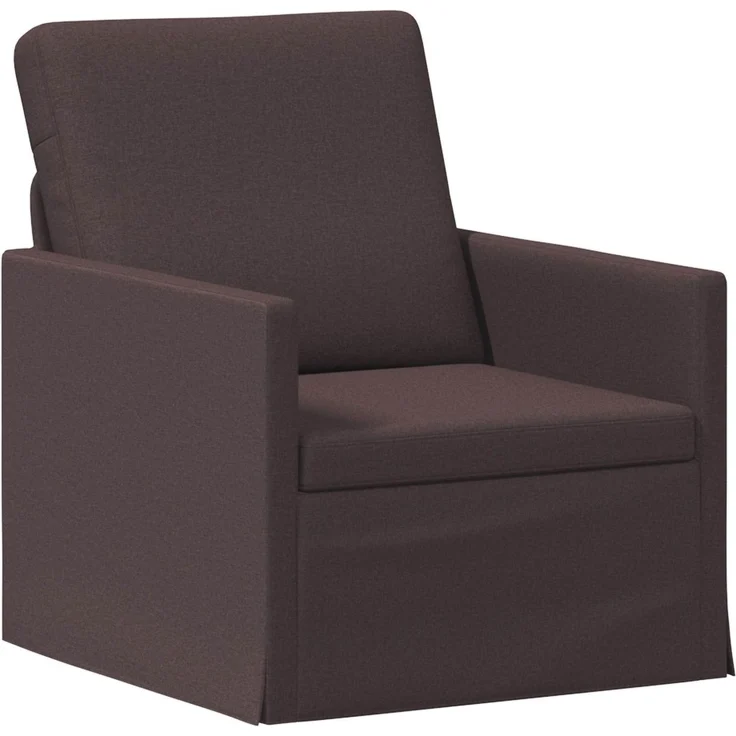 vidaXL Einzelsofa Dunkelbraun 70 x 81 x 82 cm Stoff 42041011 – Bild 1