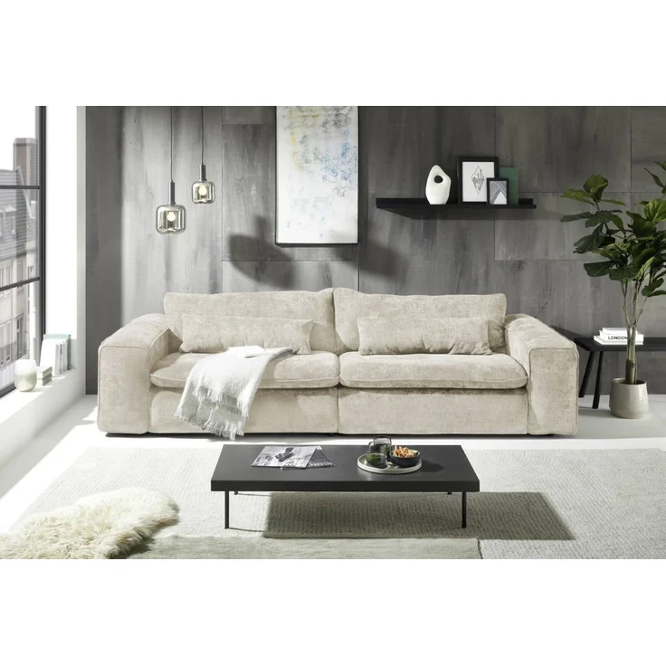 Big Sofa Venice Mikrofaser Eden optional mit Hocker – Ed Exciting Design – Bild 1