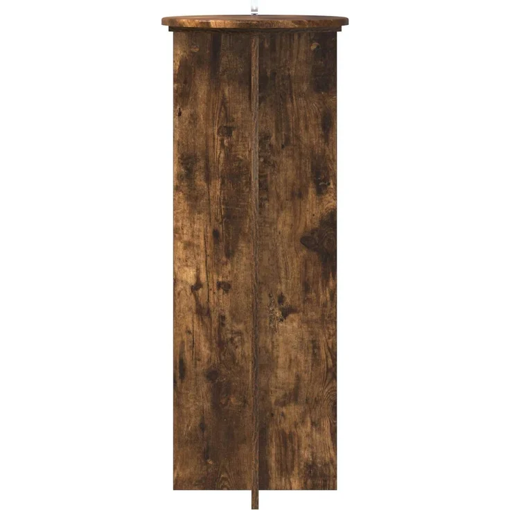 vidaXL Pflanzenständer 2 stk. Räuchereiche Ø40 x 100 cm Holzwerkstoff 899695 – Bild 6