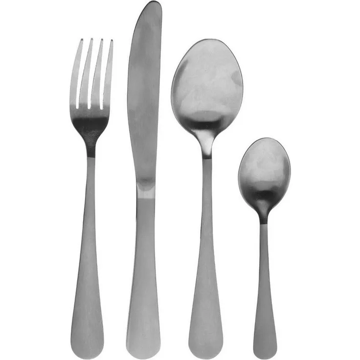 Besteck Satin Stahl Edelstahl 24 Stücke