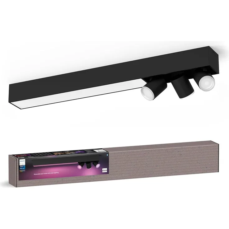 Philips Hue White&Col. Amb. Centris Spot 3 flg schwarz V2