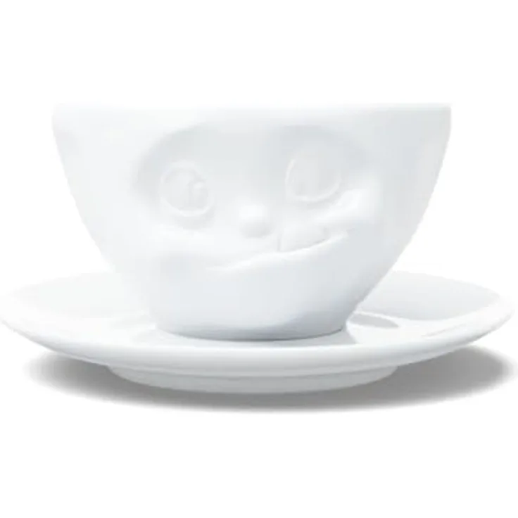 FIFTYEIGHT Kaffeetasse 200ml - Lecker weiß