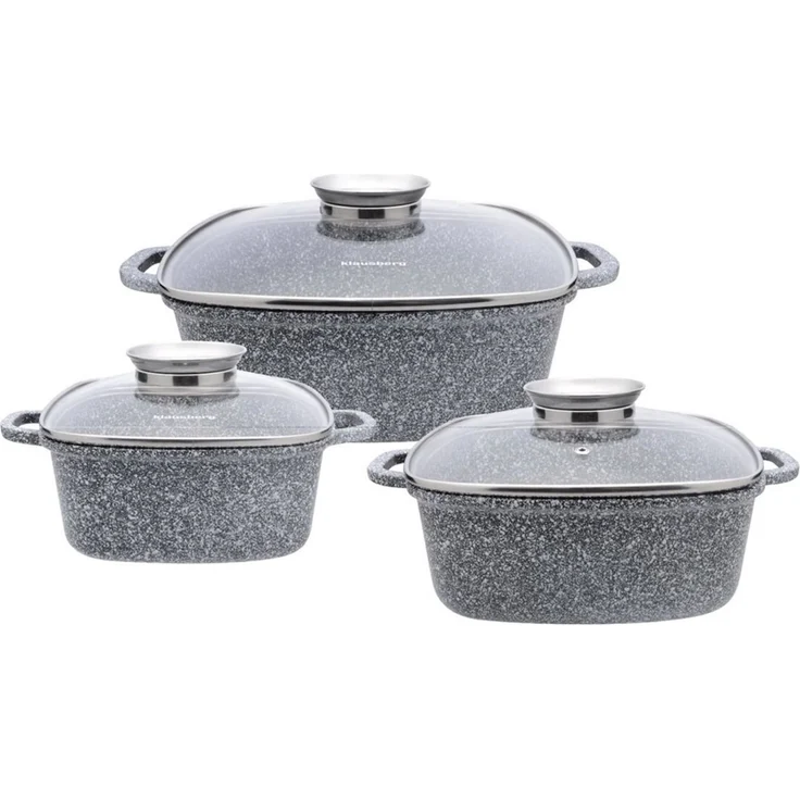 Klausberg Klausberg Set mit 3 Töpfen 2,5 l, 4,4 l, 6,5 l KB7534