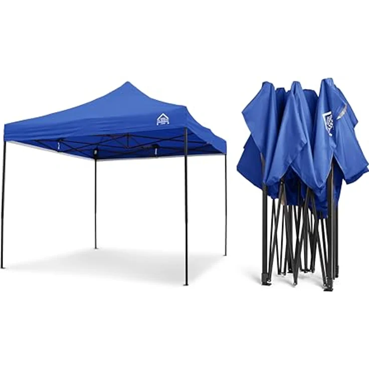 All Seasons Gazebos 3x3 m vollständig wasserdichtes Faltpavillon - Königsblau – Bild 4