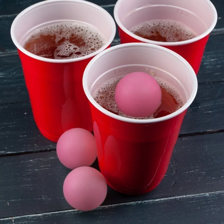 Pinke Beer Pong Bälle im 100er Set 10043480 – Bild 5
