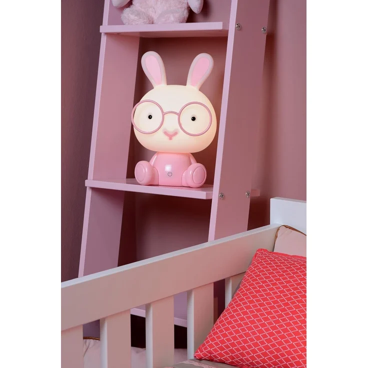 LUCiDE Tischleuchte DODO RABBIT BHT 19x30.50x16.50 cm rosa Tischlampe Klemmleuchte Schreibtischleuchte Schreibtischlampe – Bild 5
