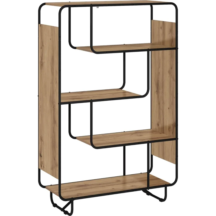 vidaXL Highboard Artisan-Eiche 93.5 x 37.5 x 144 cm Holzwerkstoff 8007953 – Bild 2