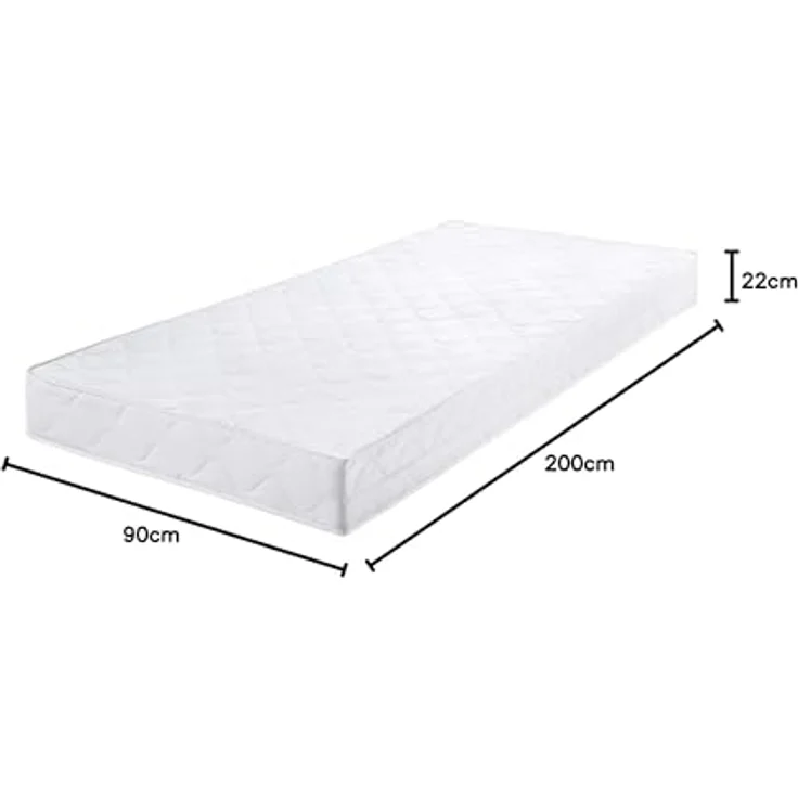 Badenia Trendline BT100 2-in-1 Duo XXL orthopädische 7-Zonen Komfortmatratze, 22 cm hoch, Härtegrad 2 und 3, 90x200, Öko-Tex zertifiziert, produziert nach deutschem Qualitätsstandard – Bild 3