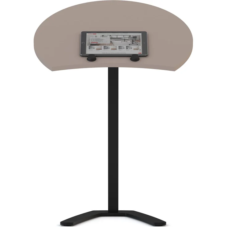 ASSMANN Laptoptisch Pontis Basalt 60x50x72cm Metall Holz Melaminoberfläche – Bild 4