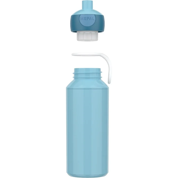 Mepal CAMPUS Pop-Up Trinkflasche Set mit Flip-Up Ersatzdeckel Cool Blue (2025) – Bild 2