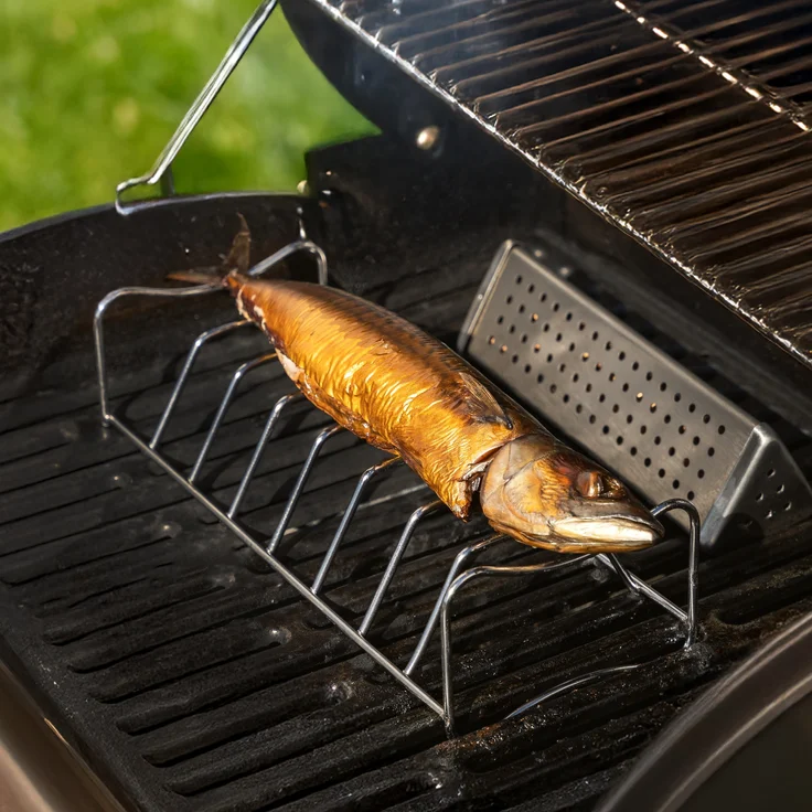 2in1 Spare Ribs- und Bratenhalter 2er Set, Rippchenhalter mit Tragegriffen, aus rostfreiem Edelstahl – Bild 8