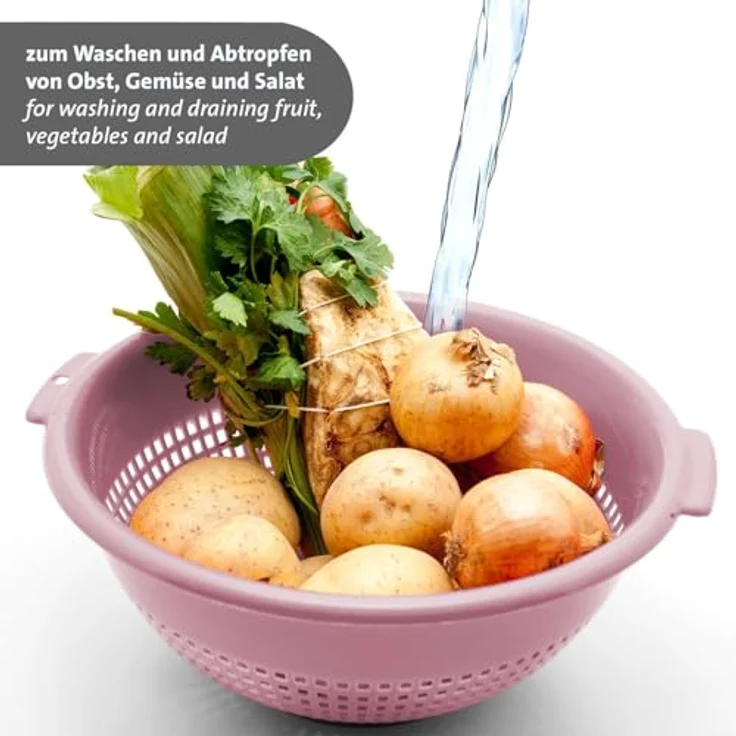 Westmark Salatseiher Ø innen 24 cm rosa – Bild 4