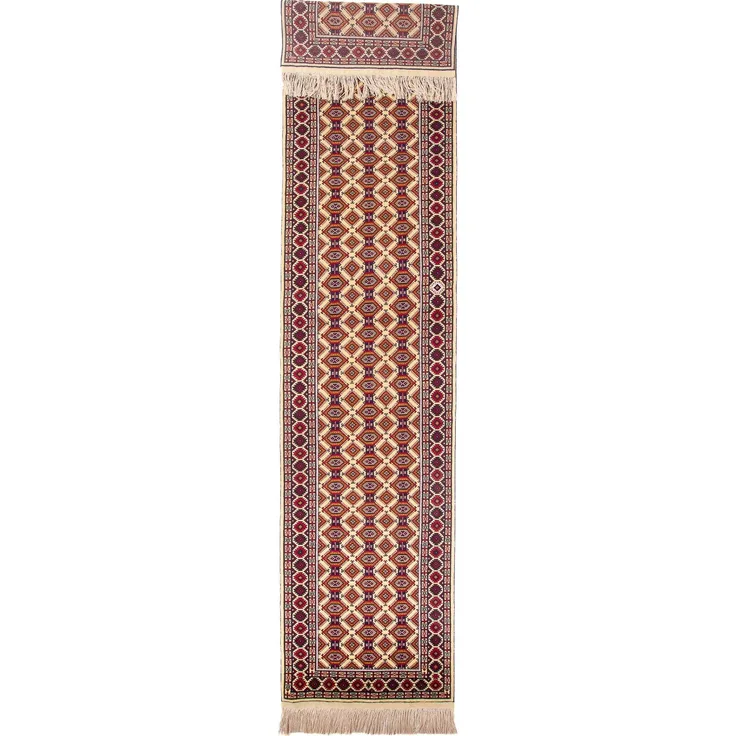 Läufer Afghan - 390 x 90 cm - beige