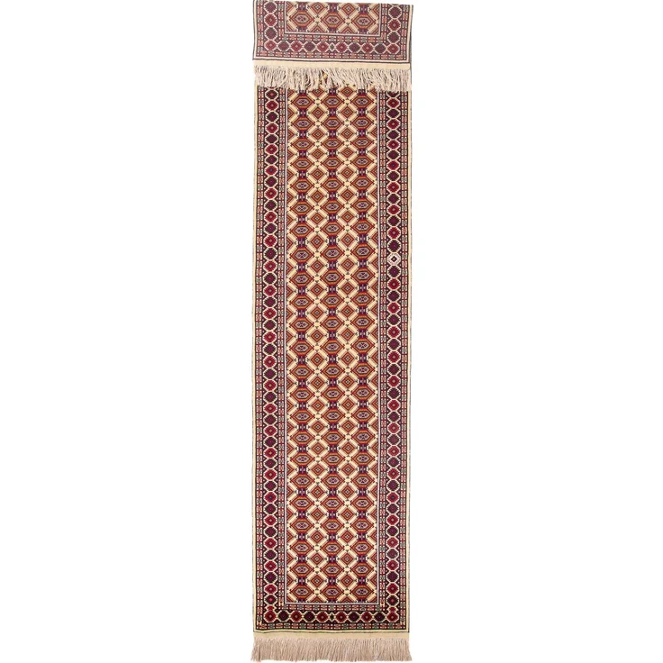 Läufer Afghan - 390 x 90 cm - beige – Bild 1