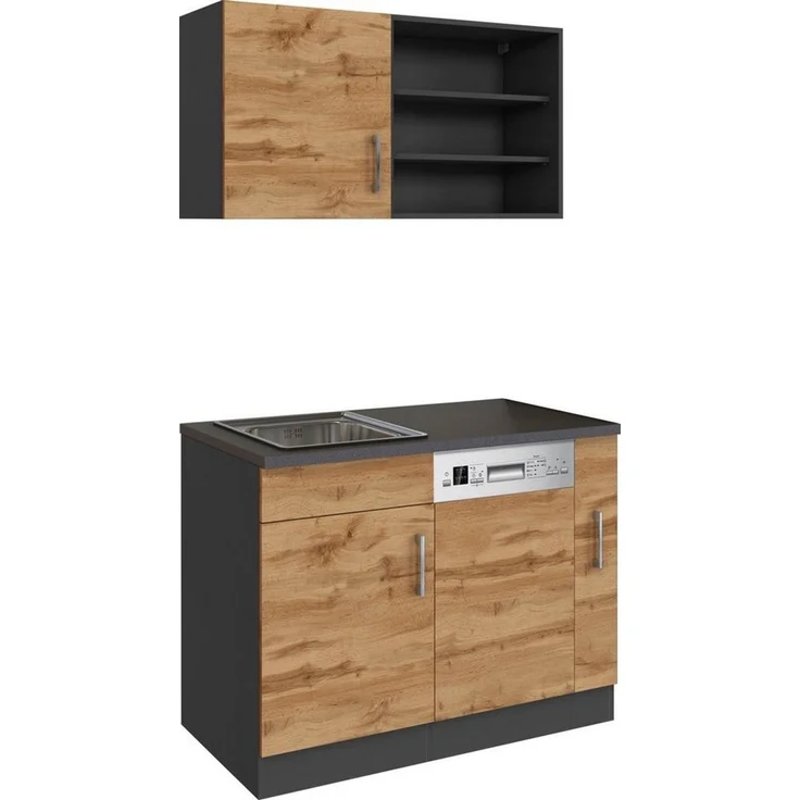 KOCHSTATION Pantryküche KS-Mali, Breite 110 cm, mit E-Geräten – Bild 3