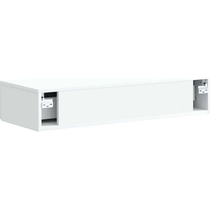 vidaXL Wandmontierter Beistelltisch Weiß 87,5 x 34,5 x 17 cm 897985 – Bild 7