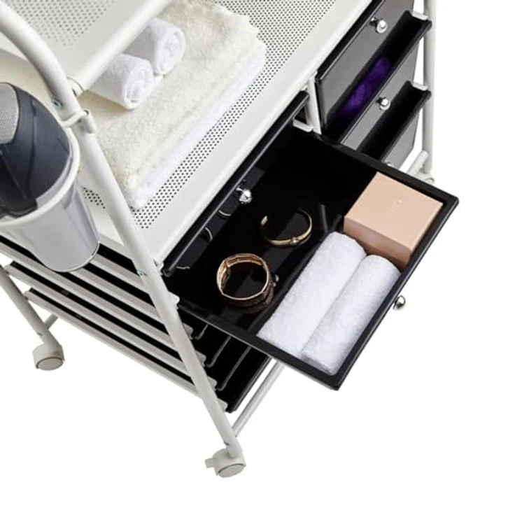 IDIMEX Beistellwagen MARITA, Rollwagen Kosmetik Badregal Beistellwagen Friseurwagen Rollcontainer 9 – Bild 6