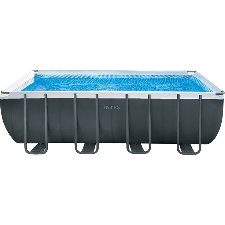 Intex Frame Swimming Pool Set "Ultra Quadra XTR", anthrazit, 549 x 274 x 132 cm,Inkl. Sandfilteranlage – Bild 9