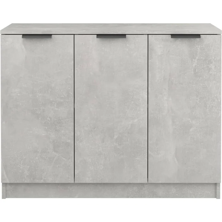 Sideboard, Kommode Betongrau 90,5x30x70 cm Holzwerkstoff – Bild 5