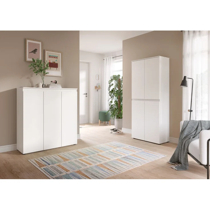 Universalschrank (B/H/T: 190x175x37 cm) in weiß – Bild 5