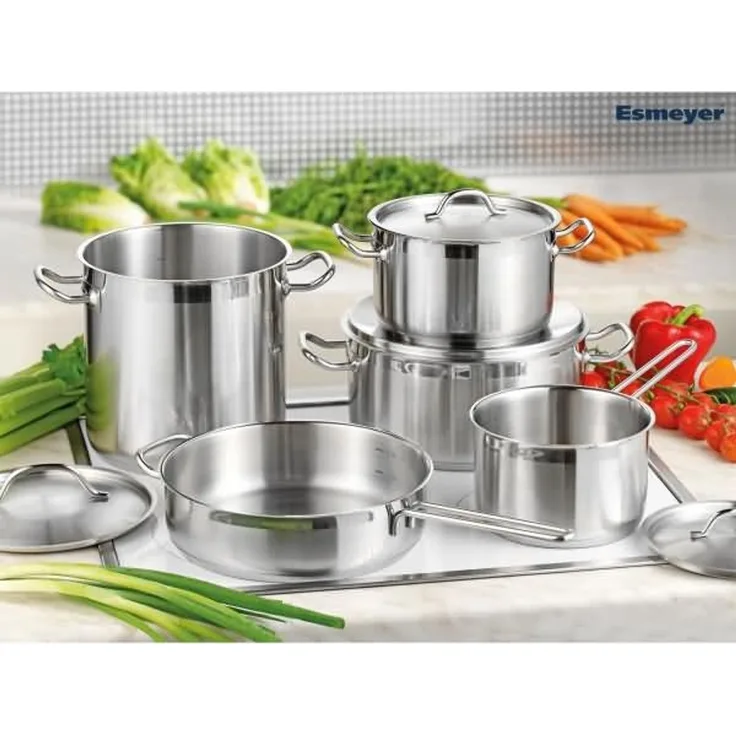 Bartscher GmbH Bartscher Kochtopf-Set 380-822 Edelstahl 9-teilig