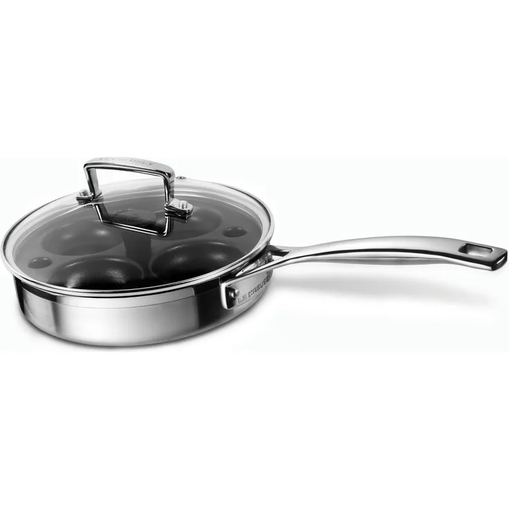 Le Creuset 3-ply Sautépfanne mit Porchiereinsatz u. Glasdeckel 20 cm
