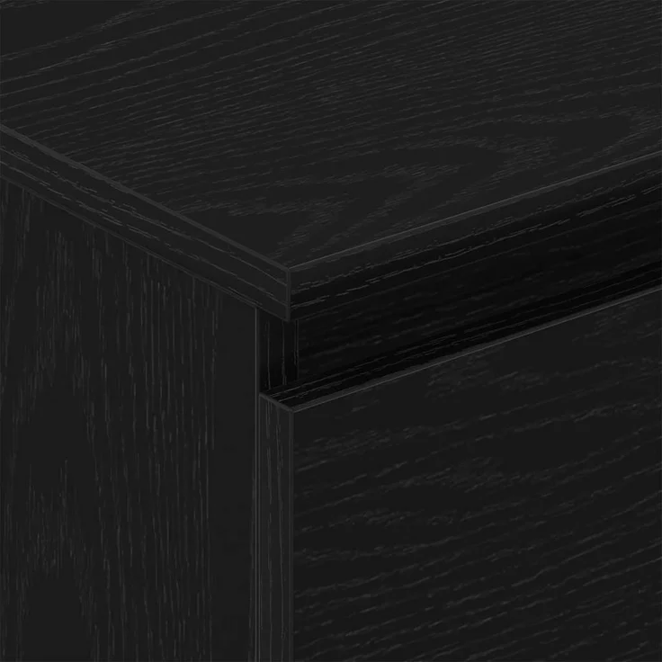 vidaXL Sideboard Schwarz Eichen-Optik 60x35x98,5 cm Holzwerkstoff 861992 – Bild 7
