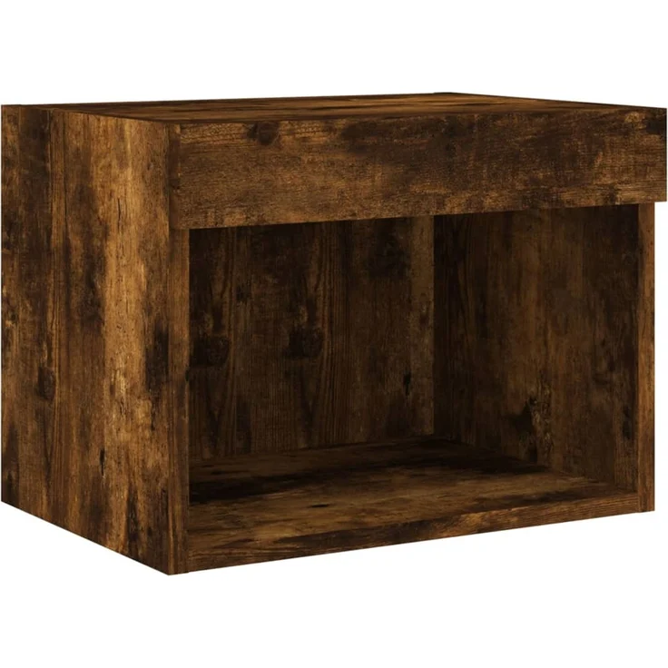 vidaXL 5-tlg. Wohnwand mit LED-Beleuchtung Räuchereiche Holzwerkstoff 3216694 – Bild 8