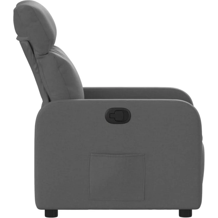 vidaXL Relaxsessel Dunkelgrau Stoff 374166 – Bild 7