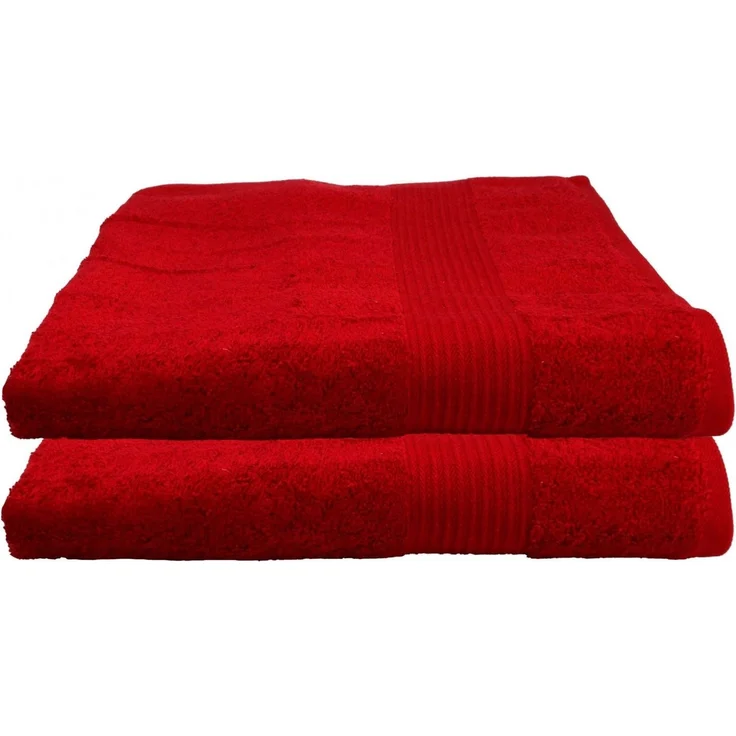 Julie Julsen Badetuch 2-Badetuch-Bordeaux-Badetuch 100 x 150 cm, Baumwolle (2-St) – Bild 2