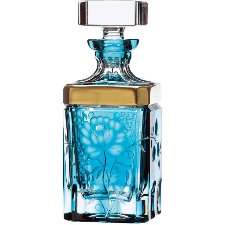 Whiskykaraffe Kristallglas Primerose Gold (25 cm)