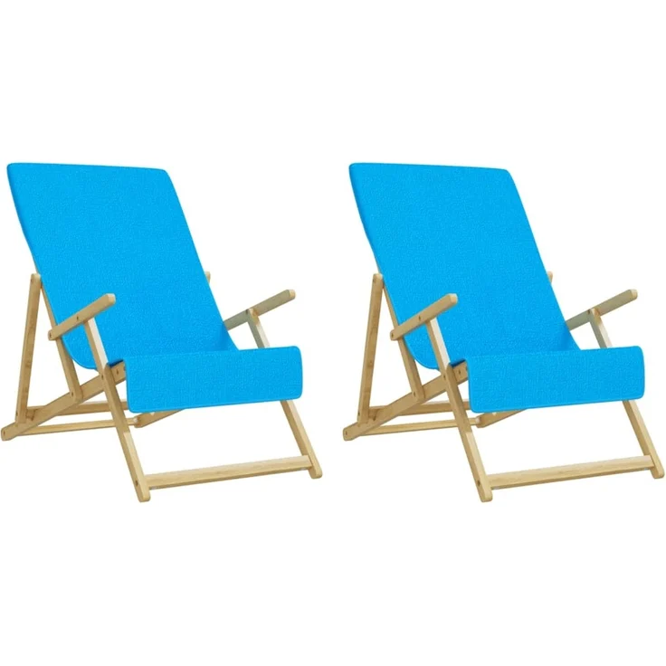 vidaXL Strandtücher 2 Stk. Türkis 60x135 cm Stoff 400 GSM 362679 – Bild 4