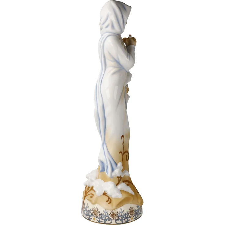 Goebel / Alphonse Mucha - Winter,Figur,10,0cm x 9,5cm x 31,5cm / Porzellan / 10,0cm x 9,5cm x 31,5cm – Bild 5