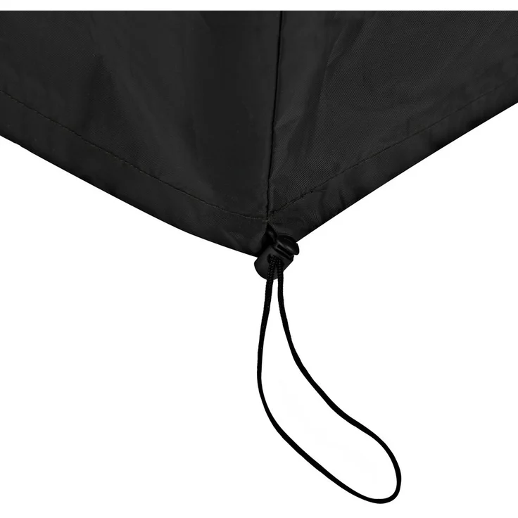 Schutzhülle 240x240x52 Schwarz Gartenmöbel Rattan Abdeckung Plane Haube Wetter – Bild 3