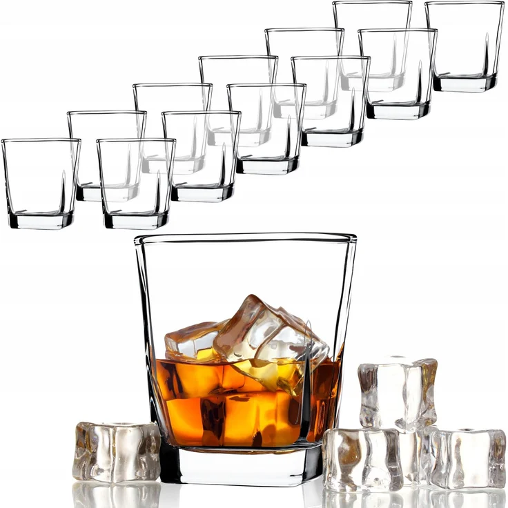KADAX Gläser für Whiskey-Getränke, Saft, 12 x 250 ml – Bild 1
