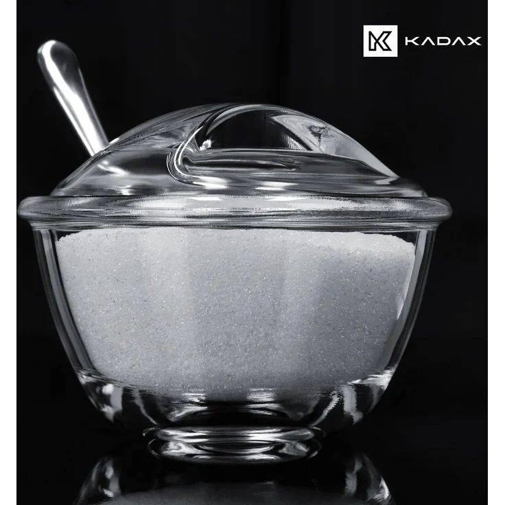 KADAX Zuckerdose, Zuckerdose mit Deckel, Zuckerbehälter aus Glas, elegant – Bild 2