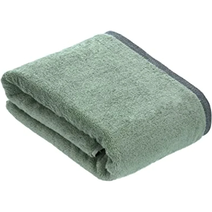 Vossen Badetuch Prato, Grün, 150x100 cm, Oeko-Tex® Standard 100, angenehm weich, Made in Austria – Bild 1