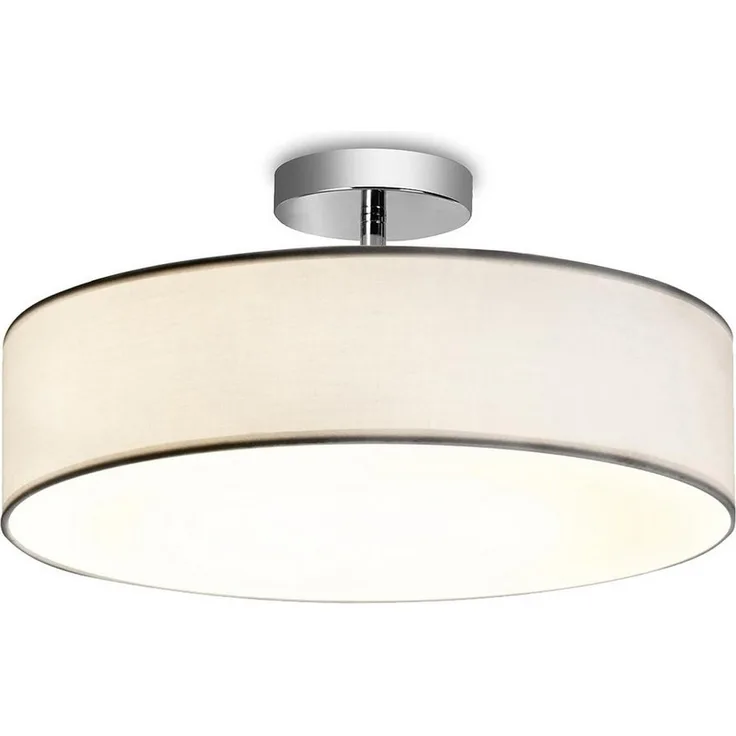 Zedelmaier Lampenschirm Deckenlampe Deckenleuchte mit Stoff-Lampenschirm, Wohnzimmerlampe Schlafzimmer Kinderzimmer Flur Lampe