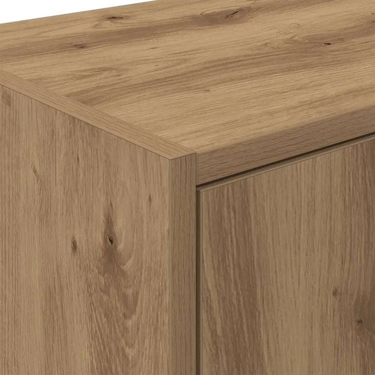 vidaXL Garagen-Wandschränke 2 Stk. Artisan-Eiche Holzwerkstoff 860642 – Bild 9